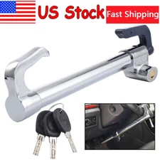 Car Hyperbolic Lock Core Extendable Double Hook Steering Wheel Lock Anti Theft