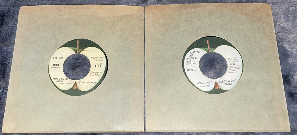 JOHN LENNON/ YOKO ONO/ JULIAN/ SEAN/ BEATLES: 10 EP 7" Lot/ CLEANED/ BONUS/ EX+ Foto 3 de 4