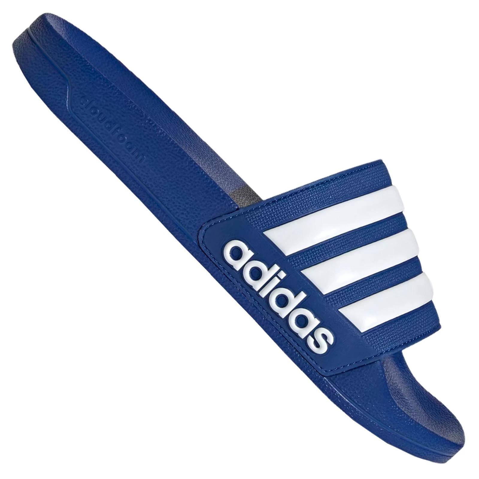 Adidas Uomo Adilette Sandali da Piscina Ciabatte da Bagno Ciabatte da Bagno Sandali Blu Nuovi 47