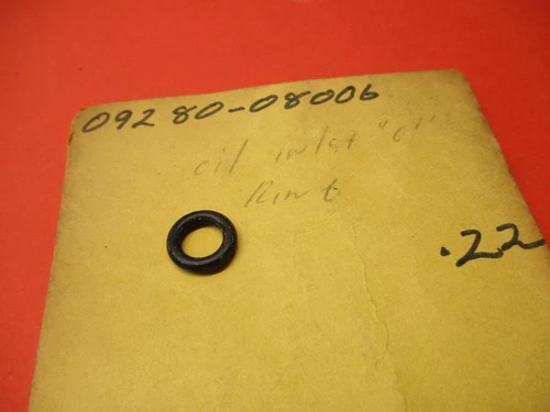 O RING, OIL INIET