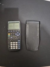 Texas Instruments TI-83 Handheld Graphing Calculator Black Used Working T1