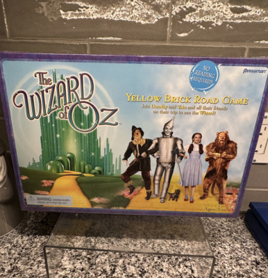 The Wizard Of Oz Yellow Brick Road Game Board  2001 ~ NEW Shrink Wrapped