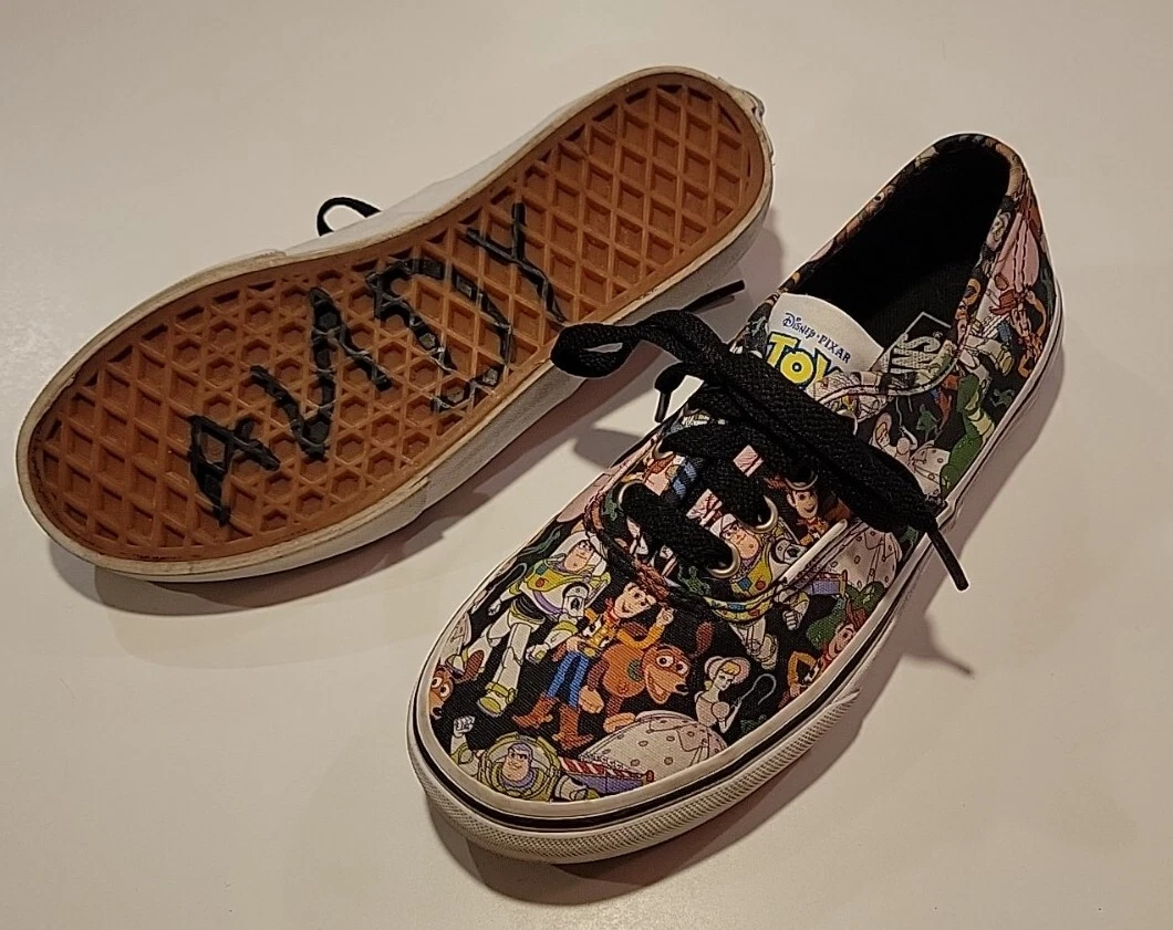 Vans Disney Pixar Limited Edition Toy Story Andy s Toys Sneakers Youth Boys 3.5