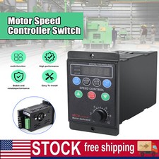 Compact and Efficient Single to 3 Phase 750W 1HP VFD VSD Inverter Converter