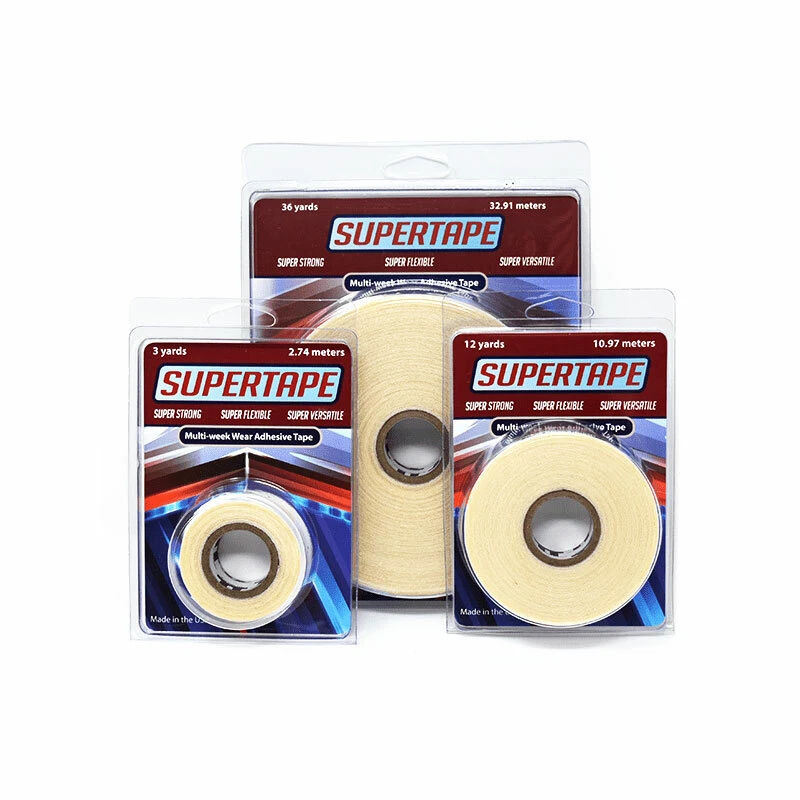 0,8 cm SUPERTAPE Toupet Kleber Klebeband Klebestreifen Tape Haarverlängerung
