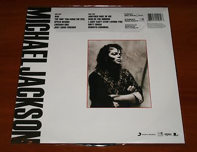 MICHAEL JACKSON BAD *RARE* 25 ANNIVERSARY PICTURE DISC VINYL LP EU
