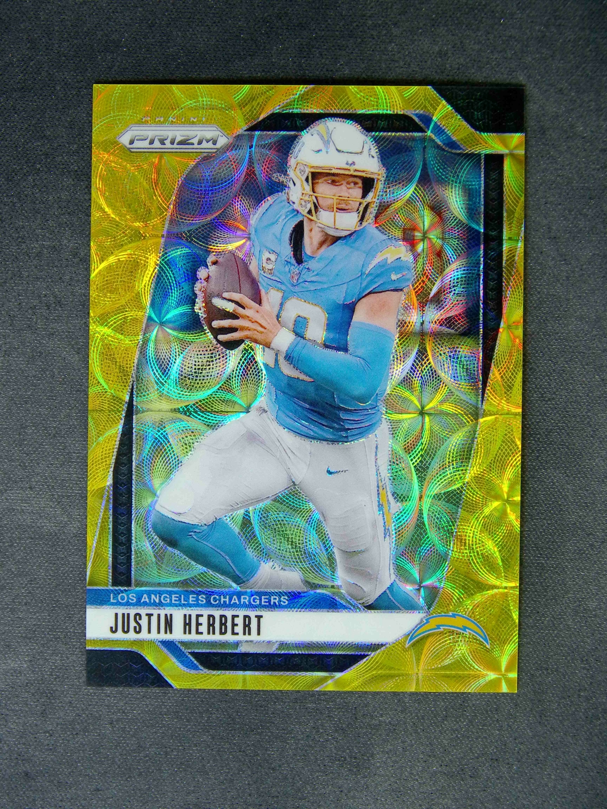 2024 Panini Prizm Justin Herbert #157 Choice Gold /10