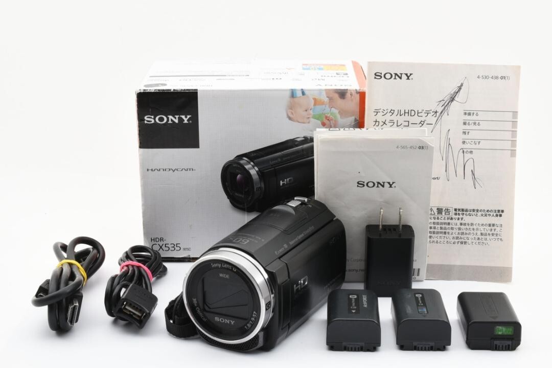 SONY HandyCam HDR-CX535 Video Camera Black From Japan | eBay SONY HandyCam HDR-CX535 Video Camera Black From Japan | eBay