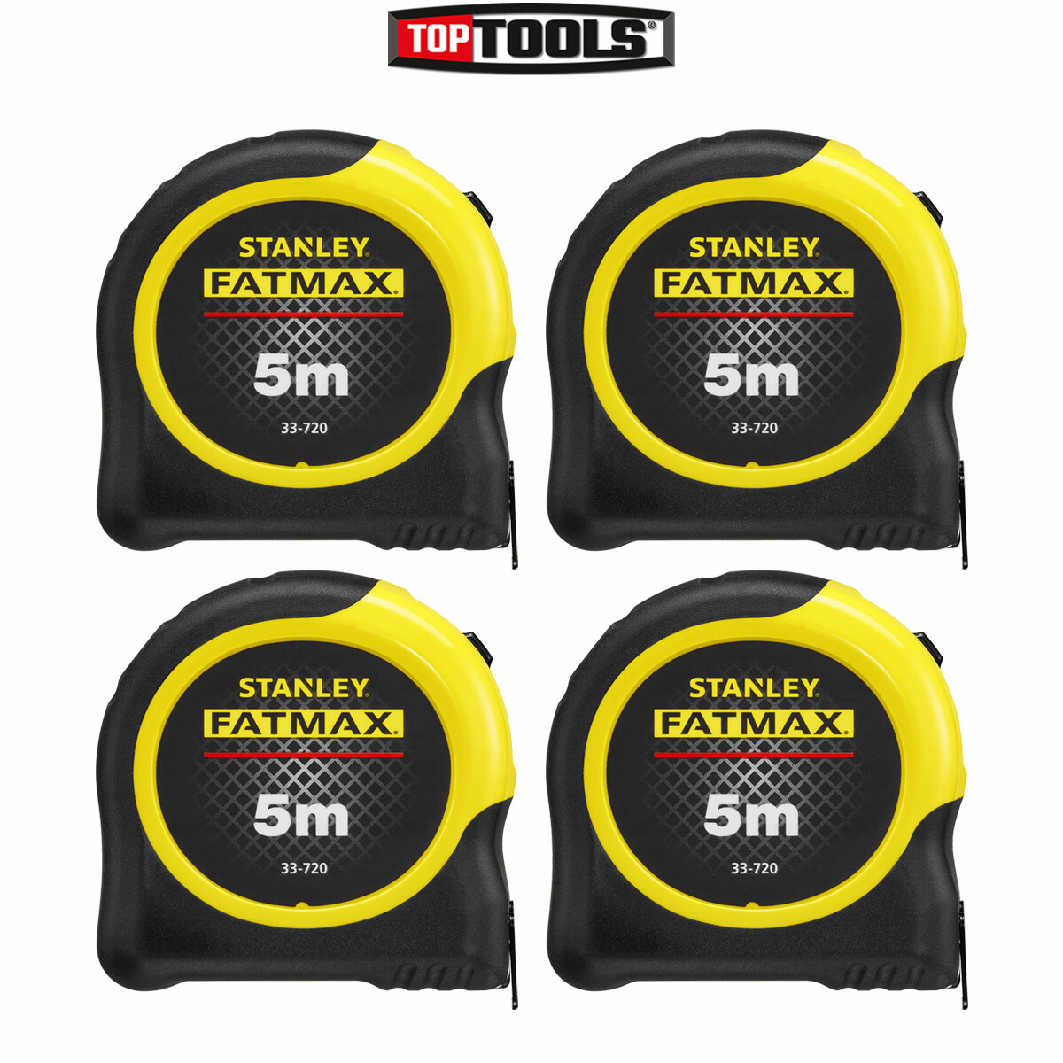 Stanley STA033720 Fatmax Armor Metric 5m Tape Pack of 4