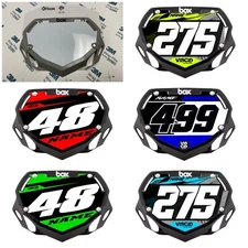 BOX TWO BMX NUMBER PLATE MINI (Small) Graphics Decals Stickers