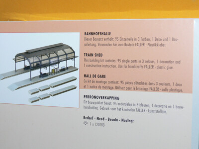 FALLER 120180 Bahnhofshalle Spur H0 - Modellbau Schönwitz