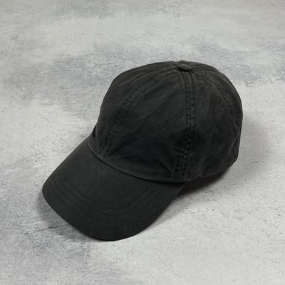 Men s Barbour Waxed Cotton Baseball Cap One Size Black Designer Waterproof Hat