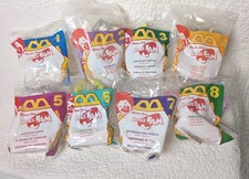 1996 McDonald's Happy Meal Toys SPACE JAM Complete Set 8 SEALED