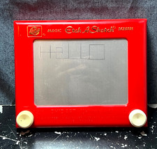 Vintage Ohio Art World of Toys Etch A Sketch Classic Drawing Toy Magic Screen