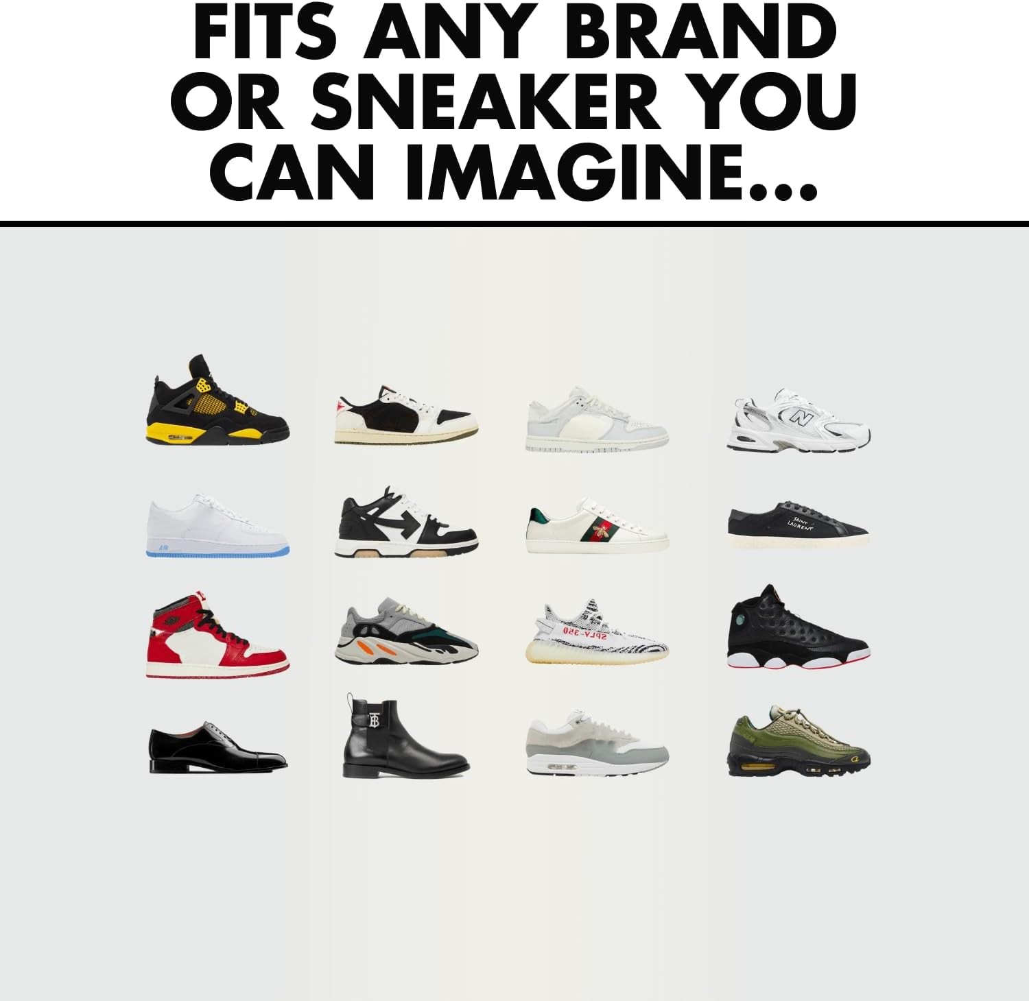 SneakerSoul Sole Protector 1 Pair - 6" x 15" Clear Shoe Sole Protector for Sn...