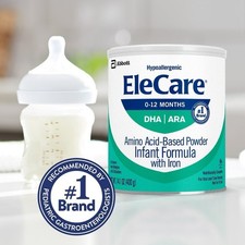 6x EleCare Hypoallergenic Amino Acid-Based Infant Formula, 14.1-oz Can EXP 01/27