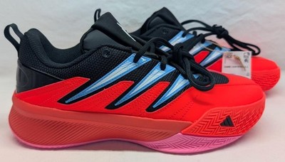 Men's Adidas Dame Certified 3 J's - Low Solar Red, Size 7 - New