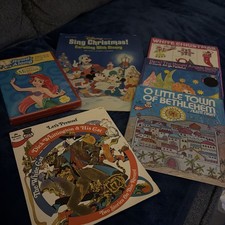 Vintage factory sealed Disney and Mr. Pickwick children's collection cd & 45s