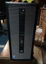 HP EliteDesk 800 G1 TWR Intel(R) Core(TM) i5-4590 CPU@3.30GHZ  8 GB RAM 447 SSD
