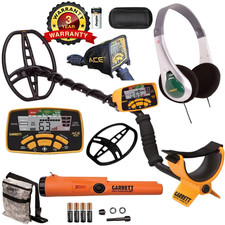 Garrett ACE 400 Metal Detector w/Pro-Pointer AT  Pouch