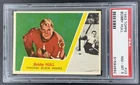Topps 1963 Hockey Bobby Hull PSA 8 #33