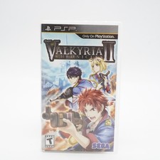 Valkyria Chronicles II 2 Sony PSP Complete CIB RPG Game w/ Manual TESTED SEGA