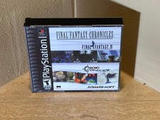 Final Fantasy Chronicles PS1 Black Label CIB FF IV Chrono Trigger Squaresoft