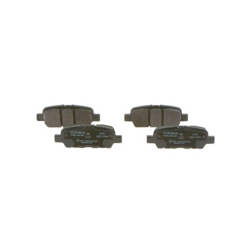 Plaquettes de frein Bosch 0986494857 kit frein à disque Nissan Renault