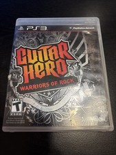 Guitar Hero Warriors of Rock PlayStation PS3 Game CIB Tested And Works