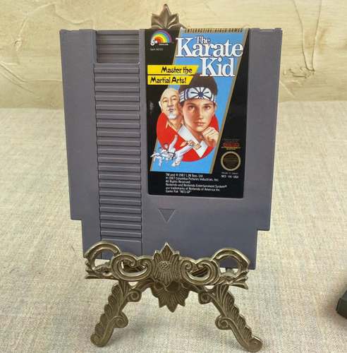 Karate Kid NES Nintendo Original Cartridge Tested Clean Authentic Working - Picture 1 of 5