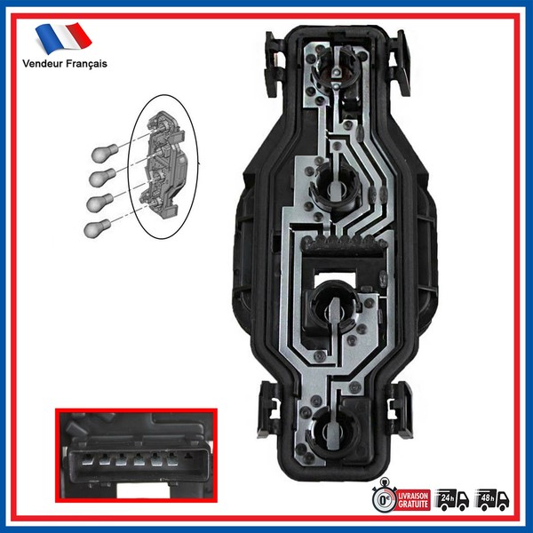 RüCklichter Lampenhalter FüR Citroen Berlingo Peugeot Partner 6346.79-image