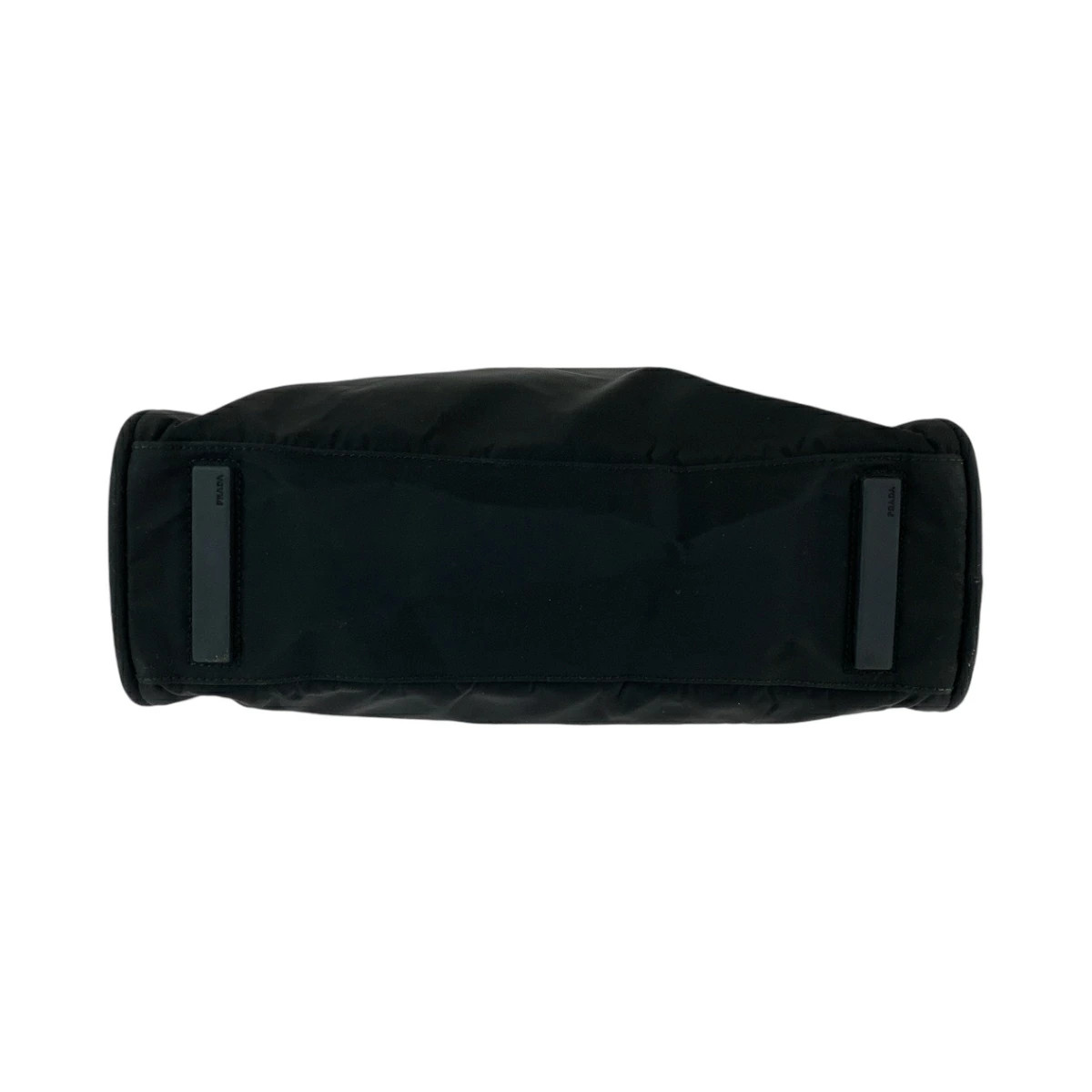 Prada Triangular Logo Plate Black Silver Hardware… - image 10