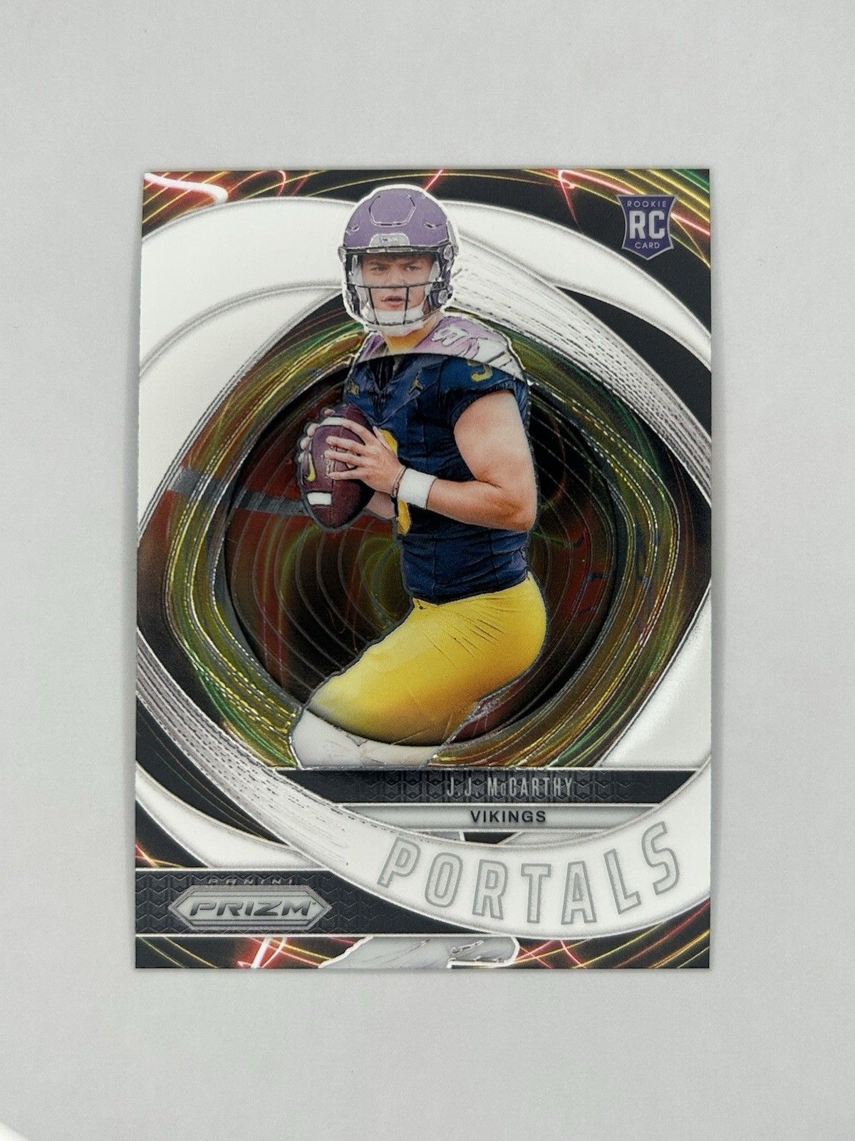 2024 Panini Prizm - Portals J.J. McCarthy #7 (RC)