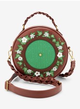Loungefly - El Señor de los Anillos - Puerta Hobbit Floral - Bolso Bandolera - Nuevo