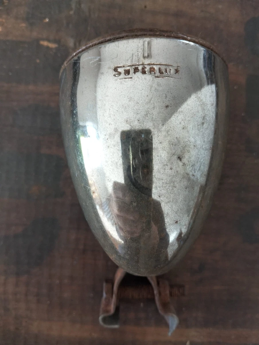 Dinamo de botella vintage de aluminio para bicicleta