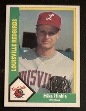 1990 CMC AAA Mike Hinkle Minor League Baseball Card 5 Louisville Redbirds Pitche