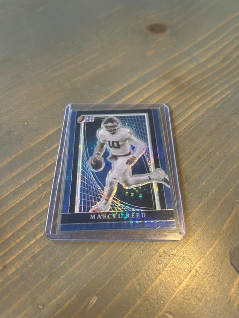 2024 Leaf Pro Set -  Marcel Reed #93 Purple Pulsar /5