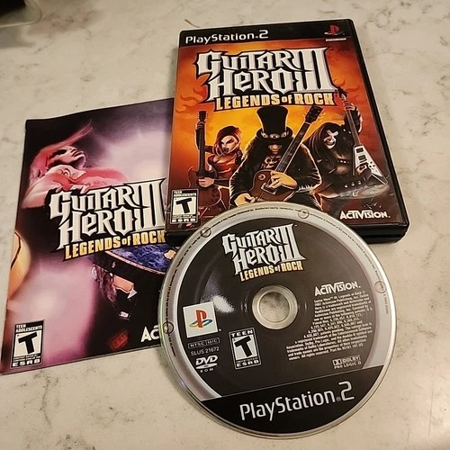 Guitar Hero 3 III: Legends of Rock (Sony PlayStation 2, PS2) Complete Tested