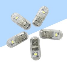 6PCS Warm Light Mini Size Portable USB Power Night Light Two-sided table lamp