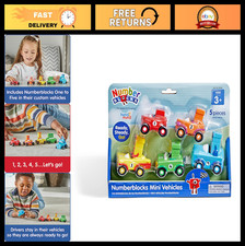 Mini Numberblocks Race Car Toys - Counting  Math Playsets for Kids 3-5