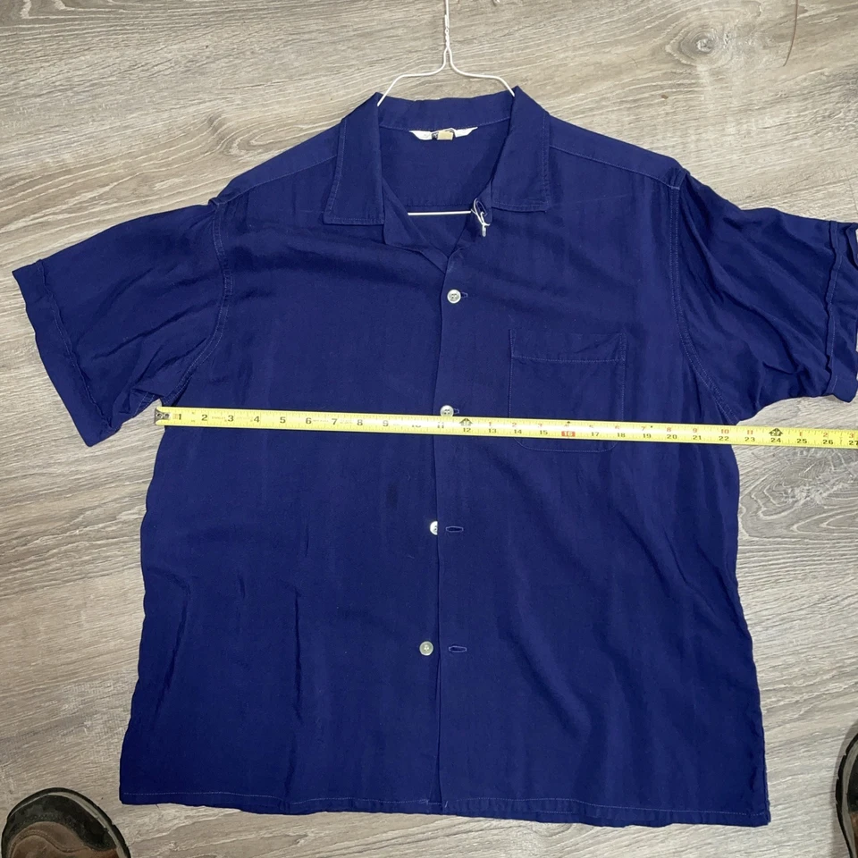 1950s Barry’s Hamburgers Large Bowling Shirt Chainstitch Rockabilly Nat Nast - Image 4 of 4