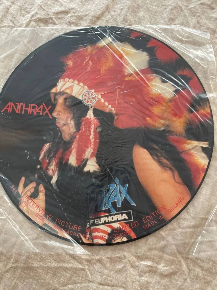 Vinyl Interview Picture Interview Disc ANTHRAX Limited Edition England - Bild 4 von 4