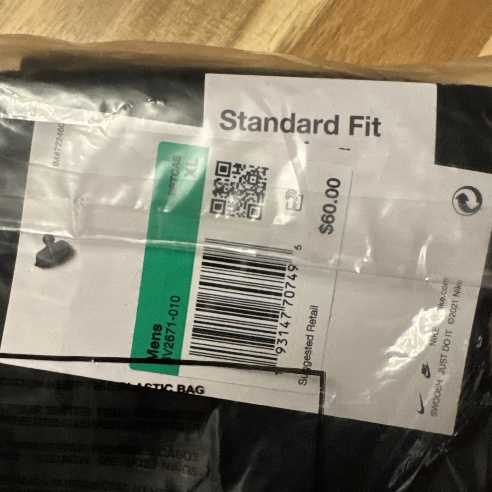 Nike Sportswear Club Fleece Men Joggers Pants Black Size XL BV2671-010 NWT thumbnail 3