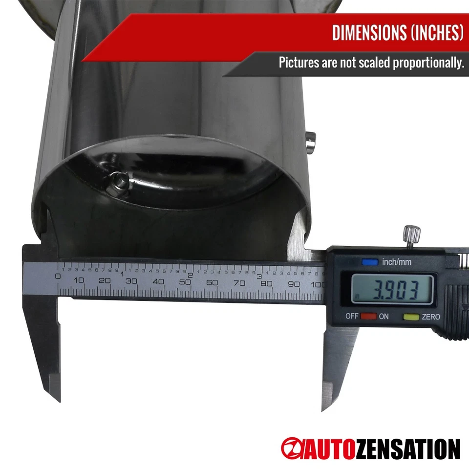 Fit 2005-2010 Scion tC Chrome SS N1 Catback Exhaust Muffler System Kit Foto 2 de 4