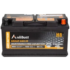 AGM Car Battery Group 49 900CCA 12V 95Ah Size H8 160RC for Start Stop
