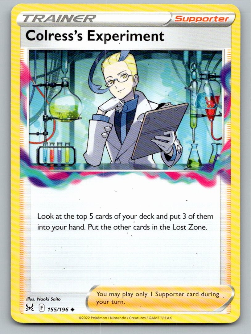 2022 POKEMON COLRESS'S EXPERIMENT LOST ORIGIN 155/196 UC NM A67723 FREE S&H