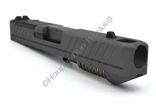 HGW Complete Upper for Glock 43 Pro Comp Tungsten Slide Black Flush Barrel Sight