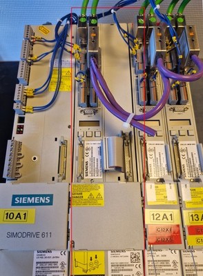 Siemens SIMODRIVE 611 Power Module LT-Modul 2x50A 6SN1123-1AB00-0CA3 + Control B