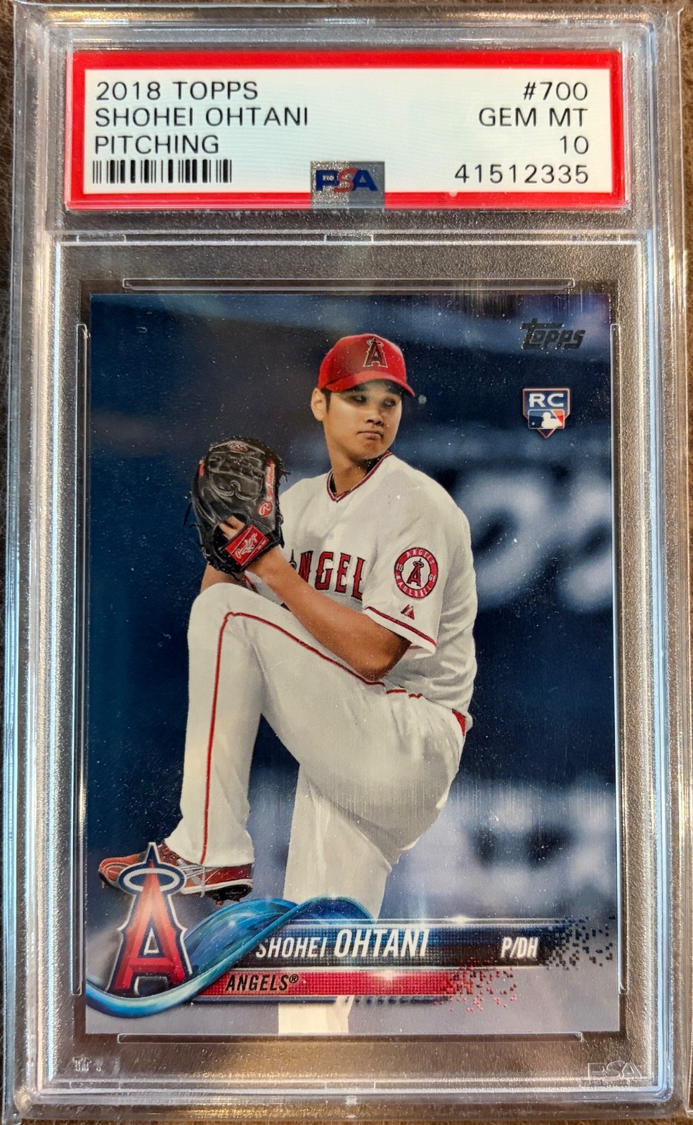 2018 Topps #700 Shohei Ohtani RC PSA Gem Mint 10