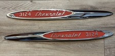 NEW Fender Emblems Pair CHEVROLET 3124 57 Chevy Cameo Pickup USA Made My Tooling